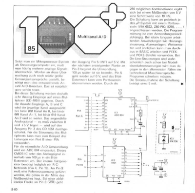 Multikanal-A/D (ADC804, 4054)