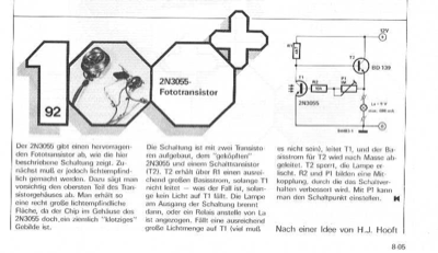 2N3055-Fototransistor