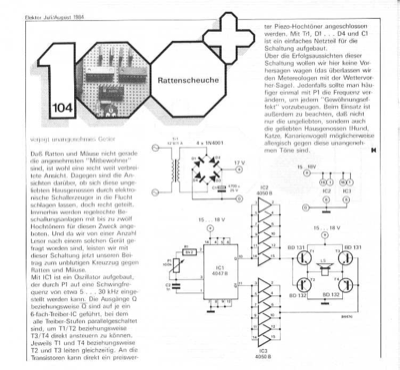 Rattenscheuche (Tongenerator 4047B, 4050)