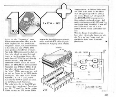 EPROM (2x2716=2732)