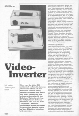 Video-Inverter