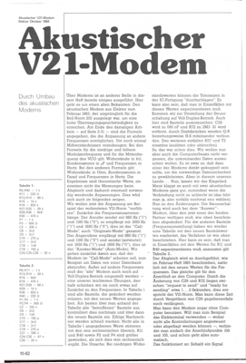 Akustischer V21-Modem