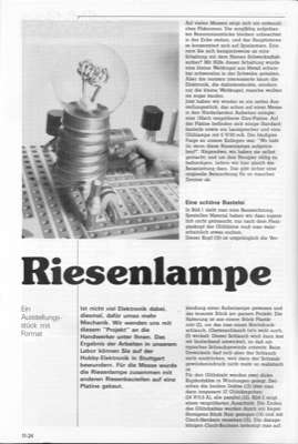 Riesenlampe