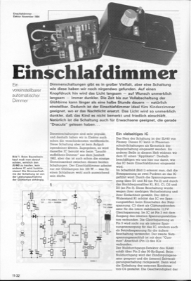 Einschlaf-Dimmer