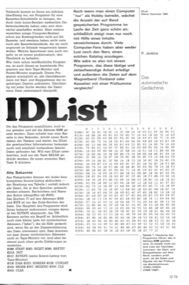 IDList