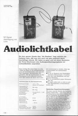 Audio-Lichtkabel