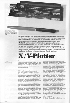 X/Y Plotter (mit Druckwerkmechanik)