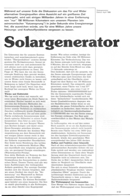 Solar-Generator