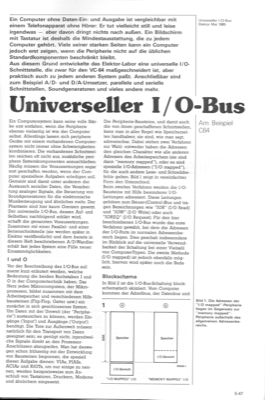 Universeller I/O-Bus (C64)
