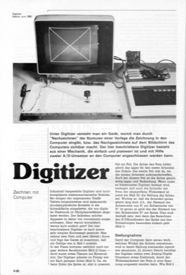 Digitalisierer (Digitizer)