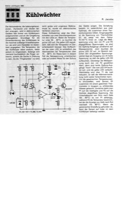 Kühlwächter (Kühlblech Temperaturüberwachung)