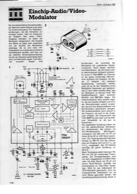 Audio-Video-Modulator (mit TDA5660P)