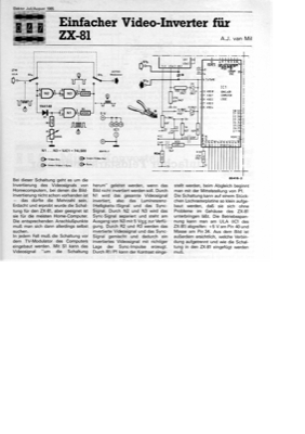 Video-Inverter (für ZX81)