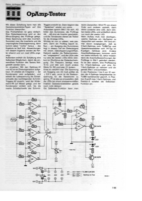 OpAmp-Tester