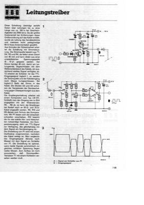 Leitungstreiber (40 mA Current Loop to TTL Sender + Empfänger)