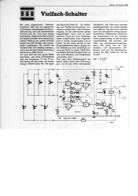 Vielfach-Schalter (Multi-Wechselschalter mit TTL)