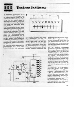 Tendenzindikator (LED-Reihe)