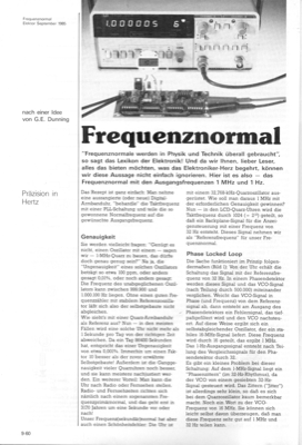 Frequenznormal (1Hz 1MHz)