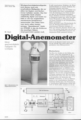Digital-Anemometer (LCD)