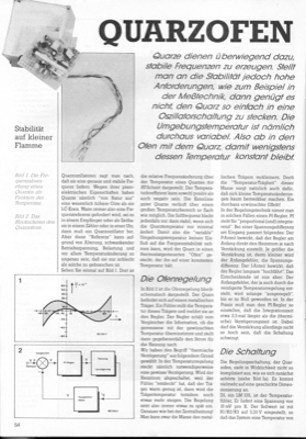 Quarz-Ofen (Temperatur)