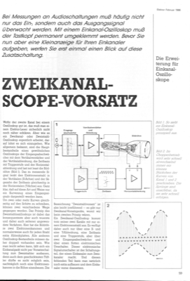 Zwei-Kanal-Vorsatz für Oszilloskop (Chopper)