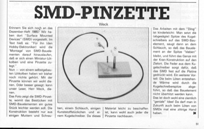 SMD-Pinzette