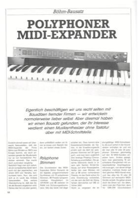 Polyphoner MIDI-Expander