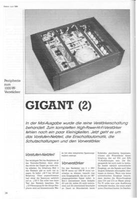 Gigant, Teil 2 (Verstärker 1kW)