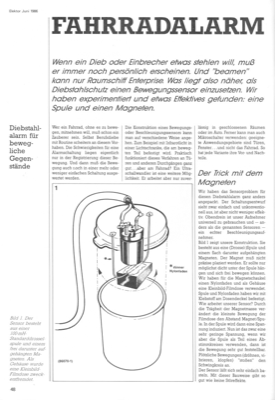 Diebstahl-Alarm fürs Fahrrad