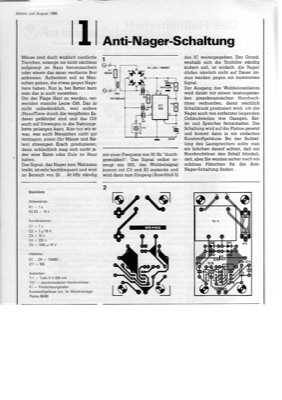 Anti-Nager-Schaltung (Tonquelle 20-40 kHz)