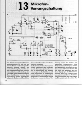 Mikrofon-Vorrangschaltung (automatische Aussteuerregelung)