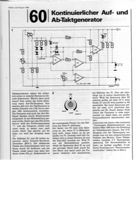 Taktgenerator (0 - mehrere kHz kontinuierlich)