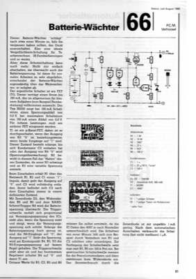 Batterie-Wächter (Gerätebatterie-Überwachung)