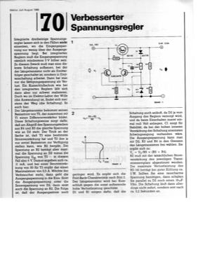 Spannungsregler (mit 0,2V Spannungsabfall)