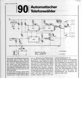 Automatischer Telefonwähler (Modemzusatz)