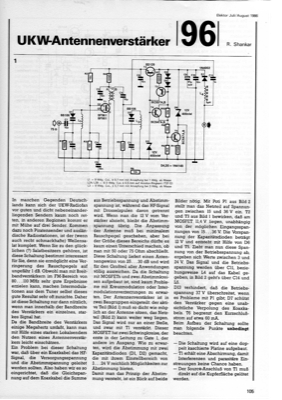 Antennenverstärker für UKW