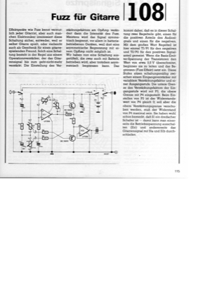 Fuzz für Gitarre