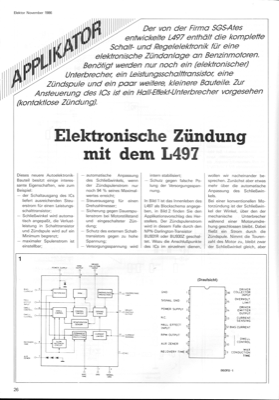 Applikator (Elektronische Zündung mit dem L497)