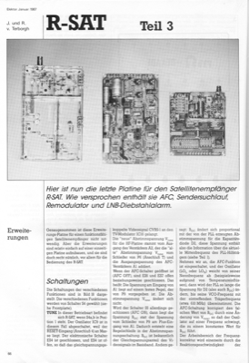 R-SAT Satellitenfernsehempfänger, Teil 3