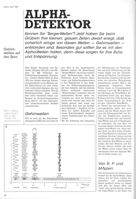 Alpha-Detektor (Verstärker für Alphawellensignale, LED-Anzeige)