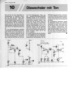 Diawechsler mit Ton