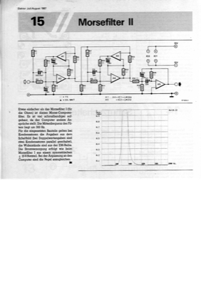 Morsefilter, Teil 2 (300Hz)