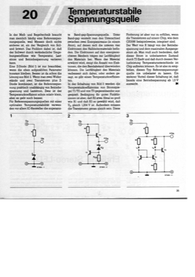 Temperaturstabile Spannungsquelle (CA3086, 1,204V)