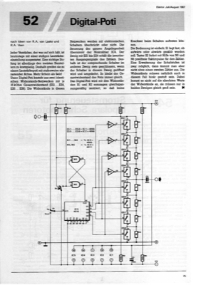 Digital-Poti (R-Netzwerk, Analogschalter)