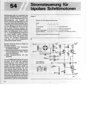 Stromsteuerung für bipolare Schrittmotoren (BD679, BD680)