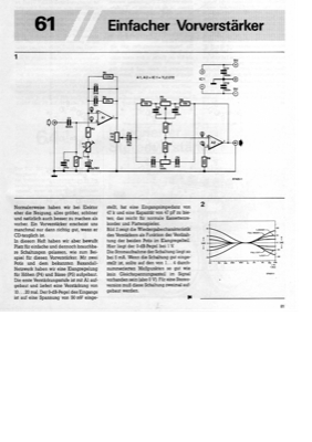 Einfacher Vorverstärker (TLC272)