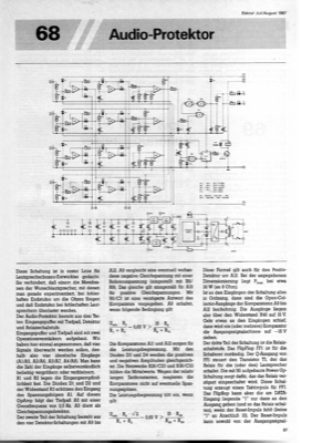 Audio-Protektor (Lautsprecher-Einschaltverzögerung)