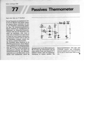 Passives Thermometer (KTY10)