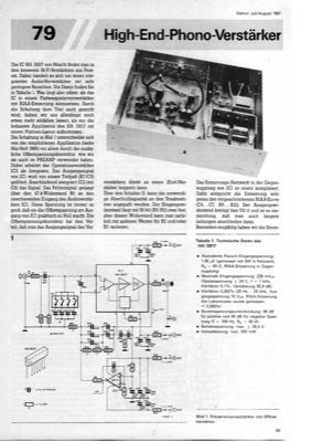 High-End Phono-Vorverstärker (HA12017)