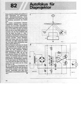 Autofocus für Diaprojektor (LDRs)